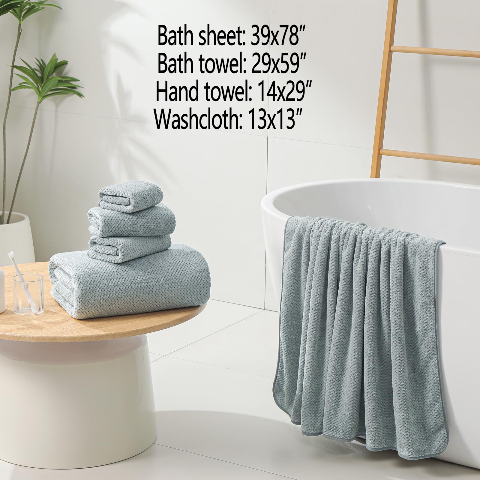 Amazon.com: YTYC Towels,39x78 Inch Oversized Bath Sheets Towels